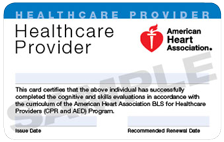 American Heart Association Advanced Cardiovascular Life Support (ACLS) Certification